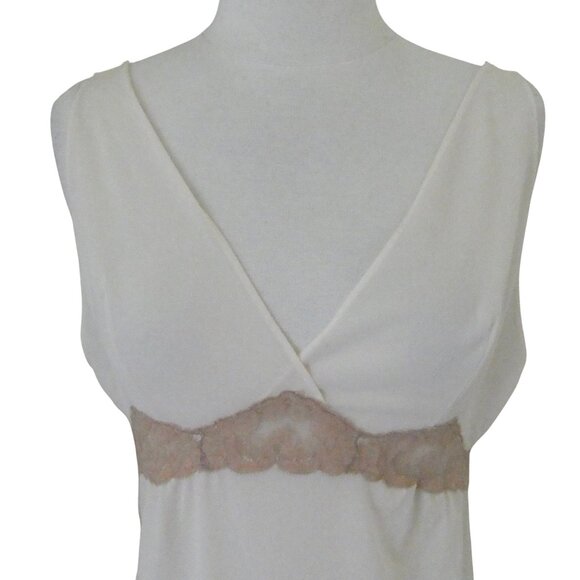 vtg 70s EMILIO PUCCI for FORMFIT ROGERS nylon tricot slip w lace trim S - Picture 3 of 7